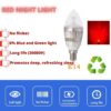 RED Night light LED bulb