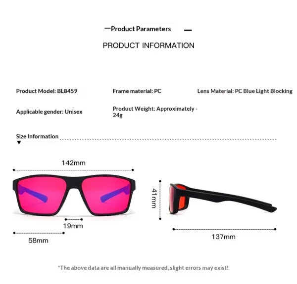 Blue blocking glasses -night lens