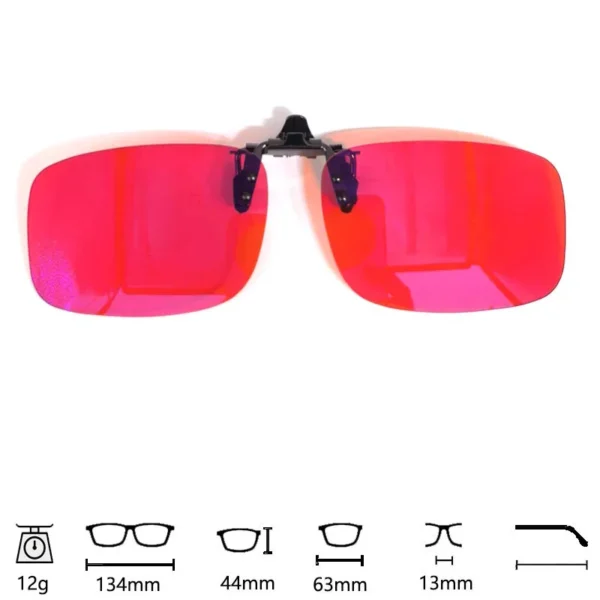 Blue Light Blocking Clip-on for Prescription Glasses