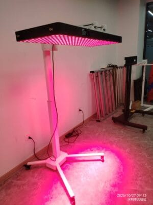 red light therapy electric stand