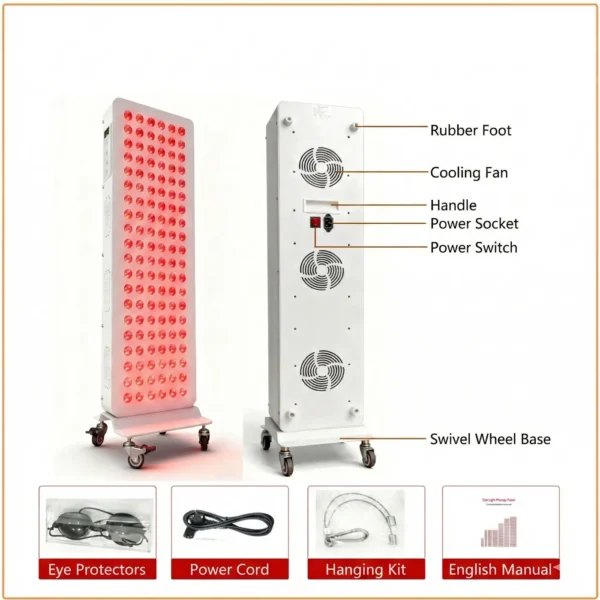 red light therapy panel